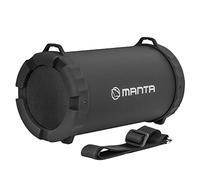 Manta SPK204FM - Altavoz Bluetooth portátil con Radio FM y Micro SD y USB, inalámbrico, 15 W, Incluye Correa