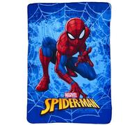 Manta suave para niños, diseño de Spiderman Marvel, 100 x 140 cm, manta suave de forro polar, 220 g/m², cálida y ligera, perfecta para dormitorio y cuna