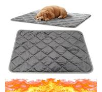 Manta térmica calefactable para Perros, Esterilla Auto-calefactable con Base Antideslizante, Cama calefactora Adicional y Lavable para Gatos y Perros, Alfombra cálida para Suelo sin Electricidad