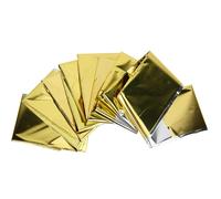 Manta térmica de Mylar de emergencia, equipo de supervivencia multiusos compatible con protección en cualquier condición climática y botiquin