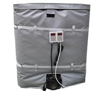 Manta térmica de tambor con controlador de temperatura, calentador de barril aislado de 55/275 galones para protección contra congelación y reducción de viscosidad, 200 L