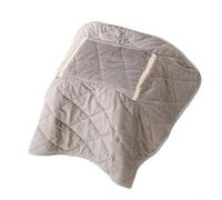 Manta térmica eléctrica con bolsillo, 32 x 24 pulgadas, manta de calentamiento rápido USB para oficina, escritorio, coche, viajes, dormitorio, funda suave y portátil para calentador de manos (gris)