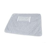 Manta térmica inalámbrica USB con tela lavable y control de temperatura constante para una comodidad acogedora en el sofá, la cama o mientras viajas (gris plateado)