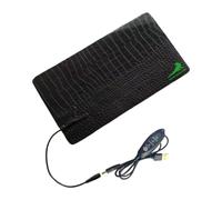 Manta Térmica Para Reptiles Esterilla calefactora USB cuero PU impermeable | Calentador para Terrario de Pequeños Animales y Reptiles Para Rana Leopardo Serpiente Araña Jaula Recint 33x17cm