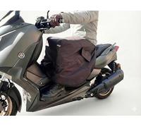 Manta Térmica Universal para Moto - Cubrepiernas Impermeable, ultrarresistente, Acolchada 180GSM, con Bolsillos, Sistema Antiflaneo y Bolsa de Transporte - con Aislamiento térmico para frío y Lluvia