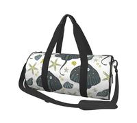 Mantarraya de Vida Marina, Bolsa de Viaje de Gran Capacidad, Bolso Redondo, Bolsa de Viaje Deportiva, Bolsa de Mano, Bolsa de Fitness