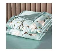 Mantas chulas 1 Uds. Manta de verano, edredón fino y fresco de seda helada, edredón for siesta en la rodilla for adultos, edredón lavable for aire acondicionado, ropa de cama Para sofás cama(Semilunar