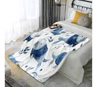 Mantas con Morsa De Acuarela 150x200cm, Manta De Franela Animales Lindos Y Divertidos Cálida Y Afelpada para Todas Las Estaciones Suave Cómoda Y De Microfibra para Interiores Y Exteriores