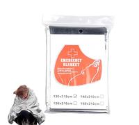 Mantas de aluminio, manta de supervivencia resistente a la intemperie, manta térmica reflectante, lámina térmica reutilizable, hoja de rescate de papel de aluminio impermeable, envoltura térmica