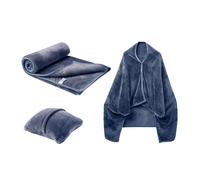 Mantas de avión, traje de almohada - Manta de almohada de avión de viaje Combo ligera | Manta de avión de viaje cálida de franela, almohada suave de manta de chal para mujer