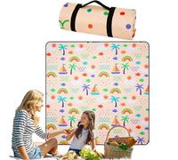 Mantas de Picnic de Agua para Alfombras de Picnic al aire libre y exterior - Grueso 78x78 Pulgadas manadas adicionales de esterina útil | Campamento de Primavera Verano Maneta, Manta