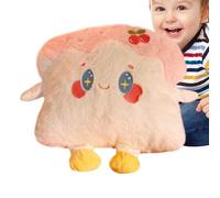 Mantas de viaje con forma de pan tostado, suave, cálida, lavable, manta y almohada 2 en 1, para niños, niñas, adultos, adolescentes, sofá, sala de estar, cocina