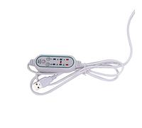Mantas Eléctricas Calentadas, Multifunción USB Calentada Manta Calefactada Mantas Calefactoras 42 ℃-50 ℃ con 3 Niveles de Calefacción Función de Sincronización para la Oficina para el Hogar