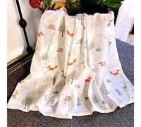 Mantas Envolventes Para Dormir La Historieta De La Envoltura Del Algodón De La Fibra De Bambú Imprimió La Toalla Suave Y Cómoda Del Swaddle Del Edredón De Los Niños-Cervatillo Erizo_El 110 *