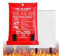 Mantas Ignífugas, 2 M X 2 M Manta Ignífuga, Manta Ignífuga Para Cocina, Manta Ignífuga De Fibra De Vidrio Para Incendios De Grasa, Incendios De Grasa, Cocina, Coche, Caravana, Etc