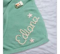 Mantas Para Bebes Recien Nacidos Personalizadas,Manta Bebe Personalizada Con Nombre Bordado,Regalo Bebe Personalizado,Manta Verano,Baby Shower,Manta Personalizada Bebe 80 * 100CM