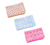 Mantas para mascotas de 3 piezas, mantas de felpa cálidas y suaves, lavables, para cachorros y gatitos, de peluche, suministros para mascotas