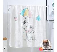 Mantas Swaddle de Muselina Recién Nacidos Bebés, 100% Algodón Mantas Bebé Suave Transpirables Cuadradas Multiuso Toalla de Baño Unisex Grande para Bebé (110x110cm,H)