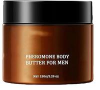 Manteca Corporal de Feromonas para Hombre, Hidratación y fragancia de larga duración, Hidratante con Colonia y Bálsamo Perfumado, para piel seca y sensible