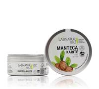 Manteca Corporal Karité 230ml Labnatur Bio. Hidrata y Nutre en Profundidad. Para pieles secas. Aceite de Almendras Dulces. Cuidado Intensivo. Producto Natural y Vegano.