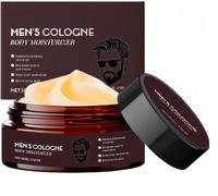 Manteca Corporal Perfumada para Hombre, Crema con Aroma a Colonia, Loción Hidratante Nutritiva Profunda, Loción Reafirmante, Rápida Absorción y No Grasa