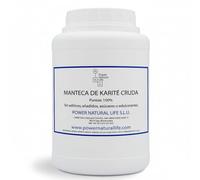 Manteca de Karité Cruda Eco 1 kg Power Natural Life |100% Orgánica Sin Refinar | Materia Prima Cosmética para Elaboración de Cremas, Bálsamos, Jabones y Fórmulas | Origen Ghana
