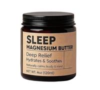 Mánteca De Magnesio Para Dormir, Con Fórmula De Aromaterapia, 100ml, Crema De Magnesio Con Mánteca De Karité Y Mango, Loción Para Aliviar Los Músculos, Nutritiva E Hidratante, Para Mujeres, Hombres