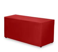 Mantel ajustable Gee Di Moda - 72 x 30 pulgadas, color rojo, para mesa rectangular de 1,83 m - Tela resistente y lavable - Para mesa de buffet de