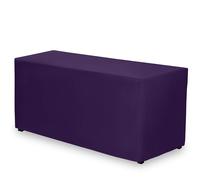 Mantel ajustable Gee Di Moda - 72 x 30 pulgadas morado para mesa rectangular de 6 pies - Tela lavable de alta resistencia - Para mesa de buffet d