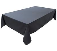 Lemos Home Mantel algodón, colección Concept, Color y tamaño a Elegir (Mantel - 150 x 400 cm, Antracita)