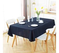 Mantel antimanchas rectangular - Cubre Mesa Mantel Plastificado Elegante, Resistente e Impermeable para Mesa Perfecta de Regalo, 2 Pinzas para Mantel