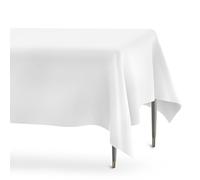 Mantel Blanco,Mantel Cumpleaños,Protector Mesa,Manteles Antimanchas,Mantel Mesa Rectangular,Mantel Picnic,Manteles Desechables,Tapete Mesa Comedor,Funda Para Mesa Jardin,274cm X 137cm 2 Piezas