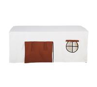 Mantel cabaña de algodón reciclado de 180x245 cm