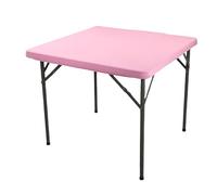 Mantel cuadrado, funda de tela ajustada, cubierta elástica de 33.8 x 33.8 pulgadas, diseño resistente, forma cuadrada para comedor al aire libre, camping, picnics, fiestas