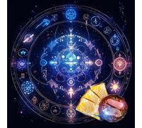 Mantel de astrología con símbolo misterioso, tela cuadrada para altares, tarjeta de adivinaciones, mantel de brujería, tarots, tarots