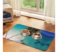 Mantel de cuero absorbente para mascotas de las Islas del Caribe, apto para perros o gatos