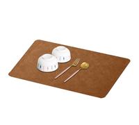 Mantel de cuero para cocina | Utensilios de cocina resistentes al calor, protección de mesa para utensilios de hogar, para animadores de casa, fiesta, vacaciones, café, terraza, restaurante de picnic