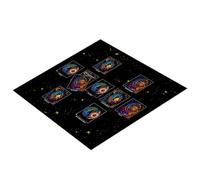 Mantel de Dios para mesa, mantel de astrología, oráculo, tarot, mantel de altar, tablero de gamepad