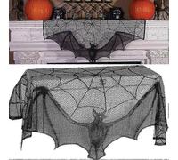 Mantel de encaje para fiesta de Halloween f54