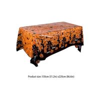 Mantel de fondo con temática de Halloween (calabaza naranja) para decoración de fiestas y eventos de