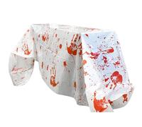 Mantel de gasa sangrienta con temática de terror de Halloween para crear un ambiente escalofriante, mantel de sangre para interiores y exteriores