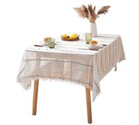 Mantel de hilo de caramelo para mesas de café, mantel decorativo con diseño fresco, adecuado para uso doméstico y cafetería, 100 x 140 cm a 140 x 300 cm (140 x 300)