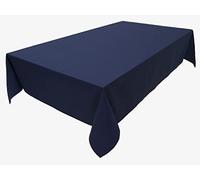 Mantel de Mesa, 100% algodón, colección Concept, Colores y tamaños a Elegir (Mantel de 150 x 220 cm, Azul Marino)