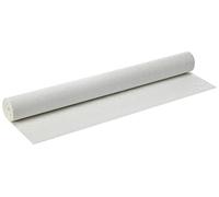 Mantel de papel Papstar 12542 con relieve de Damasco (50 x 1 m), color blanco, papel, weiß, 1 Rollo