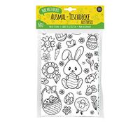Mantel de Papel para Colorear, Motivo: Pascua, Mantel para Colorear Pascua, Dibujos para Colorear Pascua, Colorear Pascua, Decoración de Mesa de Pascua, Actividades Infantiles