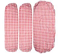 Mantel de Picnic para Banco y Mesa Exterior, PVC | Fácil de Limpiar, Superficie Lisa y Resistente, Protege de Lluvia y Sol, Estilo Simple, Blanco Rojo