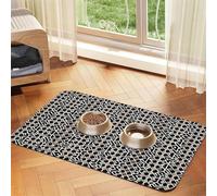 Mantel de piel absorbente para mascotas con textura cromada lisa, 40 x 60 cm, con base de goma antideslizante para gatos y perros
