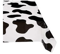 Mantel de pl stico PNT con dise o de vaca de 54 x 72 pulgadas de Rhode Island Novelty, uno por pedido