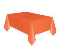 Mantel de Plástico - 2,74 m x 1,37 m - Naranja