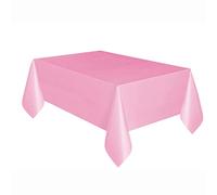 Mantel de Plástico - 2,74 m x 1,37 m - Rosa Claro